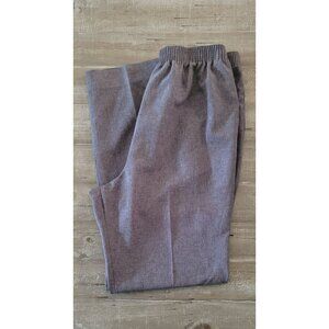 Allison Daley Women's Polyester Pants‎ Size 12 Gray